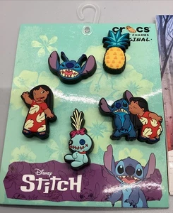 Crocs,  Disney Lilo and Stitch Multicolor Shoe Charms-OneSize 5pc. - Picture 1 of 3