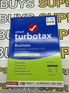 Intuit TurboTax Business 2022 New Sealed - Picture 1 of 2
