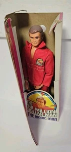 1975 Kenner Six Million Dollar Man Bionic Action Figure with engine block W Box - Picture 1 of 10