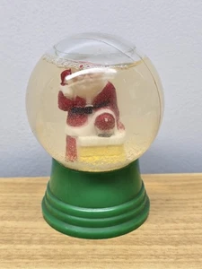 4" Vintage Santa Claus Chimney Christmas Snow Globe The Driss Company - Picture 1 of 7