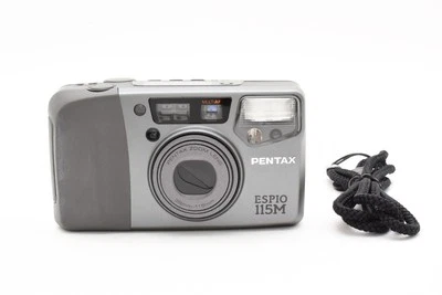[Near MINT] Pentax ESPIO 115M Gray Point & Shoot 35mm Film Camera From JAPAN - Image 1 of 4