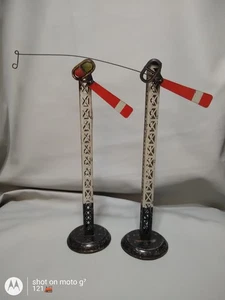 BING SEMÁFORO PREGUERRA ANTIGUA SEÑAL DE HOJALATA MARKLIN Alemania 2 - Imagen 1 de 9