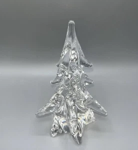 Vintage Clichy France Crystal Art Glass Christmas Tree Signed 6” - Picture 1 of 16