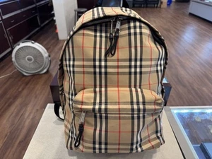 Burberry Check Nova Backpack (348375) - Picture 1 of 16