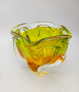  Hospodka Josef M. ? Sommerso cuenco cuenco de cristal, 1542 gramos, altura aprox. 15,5 cm - Imagen 1 de 11