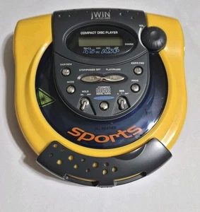 Reproductor de CD portátil para todo clima jWIN JX-CD 485 PROBADO 2003 FUNCIONANDO amarillo - Imagen 1 de 11