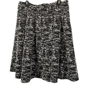 Karl Lagerfeld Paris Womens Pleated Knee Length Side Zip Knit Skirt Gray sz 16 - Picture 1 of 16