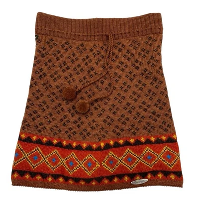 Everest Designs Skirt Womens S Brown Wool Sweater Knit Mini Ski Lodge Resort - Image 1 of 4
