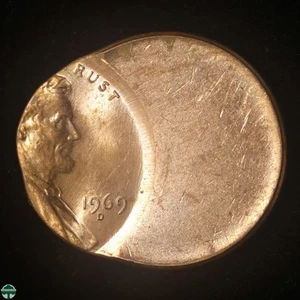 Mint Error: Off Center Strike - 1969 Lincon Memorial Cent - Choice Uncirculated - Picture 1 of 2
