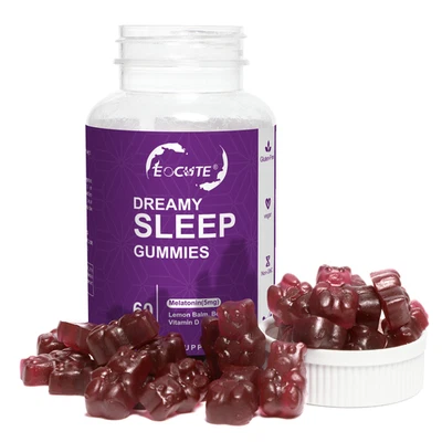 Natural Sleep Aid Gummies with Melatonin, 60 Count for Adults, Non-Habit Forming - Image 1 of 4