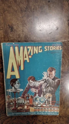 Amazing Stories Pulp 1926 Vol.1 #5 GD .HG WELLS (Collection Find) - Image 1 of 4