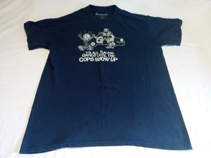 RoboCop Blue Graphic T-shirt Men's Size Medium - Picture 1 of 6