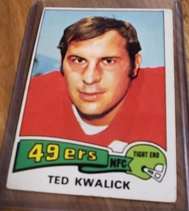 1975 Topps #226 Ted Kwalick San Francisco 49ers - Picture 1 of 2