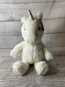 Animal Adventure rosa weiß Einhorn Plüschtier Stofftier Spielzeug Goldhorn 14 Zoll - Bild 1 von 2