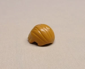 NUEVO Lego Minifig Pelo Medio Oscuro Carne Peinada Delantera a Trasera Casco - Imagen 1 de 1