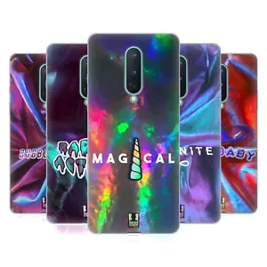 HEAD CASE DESIGNS IRIDESCENT TYPOGRAPHY SOFT GEL CASE FOR GOOGLE ONEPLUS PHONES - Picture 1 of 14