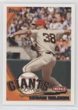 2010 Topps Emerald Nuts San Francisco Giants Brian Wilson #12