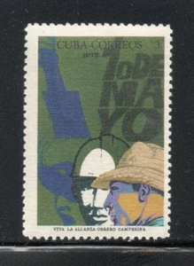 sCUBA Sc# 1695 DÍA DEL TRABAJO sindicatos de trabajadores 1972 MNH - Imagen 1 de 1