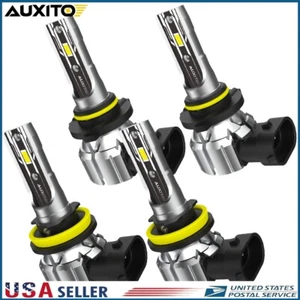 4X LED Headlights 9005 H11 High Beam Low Beam Bulbs Bright 6500K 120000LM White - Picture 1 of 21
