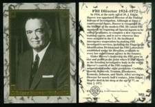 WANTED BY THE FBI (Federal Card Co./1993) RARE FOIL CARD #SP2 J. EDGAR HOOVER