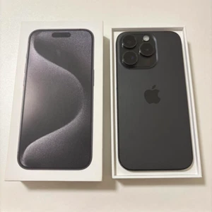 Apple iPhone 15 Pro 128 GB Black Titanium Unlocked 89% Battery Sim Free Used - Afbeelding 1 van 12