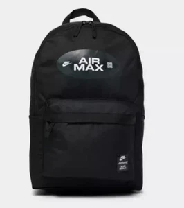 Nike Black Air Max Heritage Unisex Backpack (HJ8299-010) (25L) - NWT - Picture 1 of 11