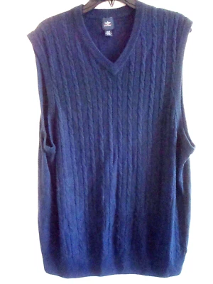 Chaleco suéter Dockers para hombre talla XL azul marino Foto 1 de 2
