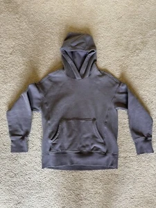 Athleta Girl Hoodie Sweatshirt Gray L/12 G/12 Athleisure Warm Cozy Fleece Lined - Picture 1 of 13