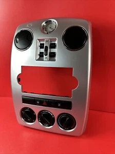 ✅07-10 Chrysler PT Cruiser Dash Radio Dash Bezel Trim Panel Plate Satin Silver - Picture 1 of 17