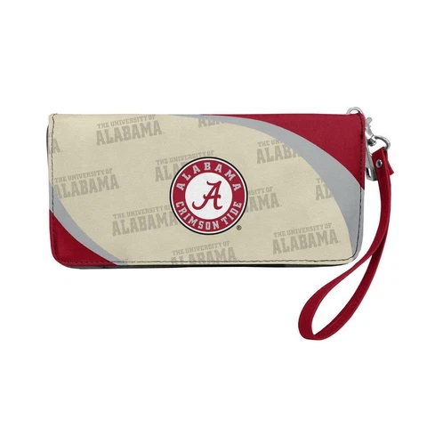 Alabama Crimson Tide Curve Style Wallet Organizer [NEW] Bag Purse Money Check Cover