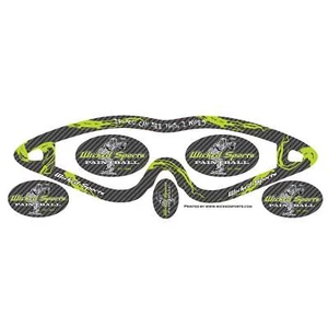 Wicked Sports Goggle Wrap - E-Flex, E-Vents, Vents - WS Carbon Fiber Lime - Bild 1 von 1