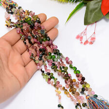 Natural Multi Tourmaline Gemstone Heart Faceted Beads 4-5 mm Strand 8" XY-900