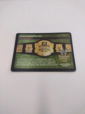 WWF/ WWE Raw Deal CCG Cruiserweight Title Belt  11/TR Foil - Image 1 of 2
