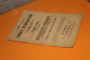(222B) Mc Cormick-Deering Livret entretien Faneuse N°12-B - Picture 1 of 3