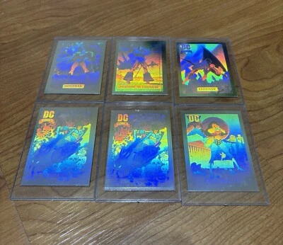 1992 Impel DC Cosmic Cards Hologram - Trading Cards, Set Of 6, 2 Lobo, Various - Image 1 of 4
