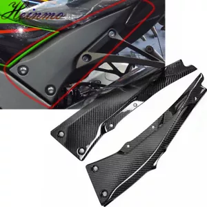Real Carbon Fiber Frame Fairing For 2011-2022 Ninj ZX10R ZX-10R Seat Side Panel - Foto 1 di 5