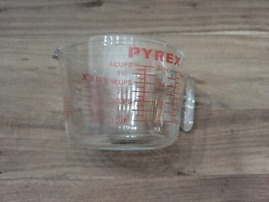 Pyrex 4-Cup Glass Measuring Cup for Baking and Cooking ~ 1 Liter Made in USA - Picture 1 of 5