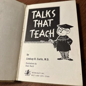 Talks that Teach Dr Lindsay R Curtis Mormon LDS Church Bookcraft Deseret Book - Picture 1 of 7