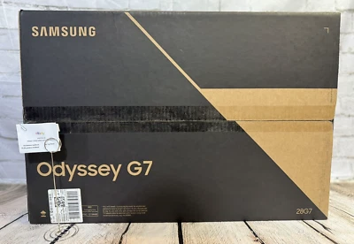 SAMSUNG 28" Odyssey G70B 4K UHD IPS 144Hz 1ms G-Sync Compatible Gaming Monitor - Image 1 of 4