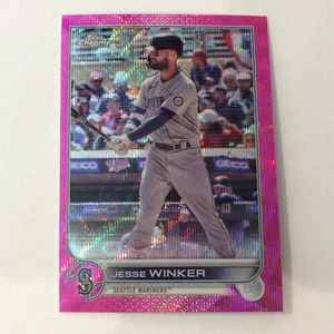 2022 Topps Chrome Update Pink Wave USC17 Jesse Winker Seattle Mariners - Bild 1 von 2