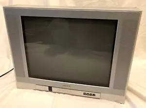 Toshiba 20" CRT Flat Screen TV Model 20AF43 - 2003 TV W/Remote for Gaming Works - Picture 1 of 10