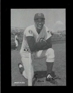 ERNIE BANKS 2003 DONRUSS LEAF #14 BLACK & WHITE PARALLEL #43/63 BD4841