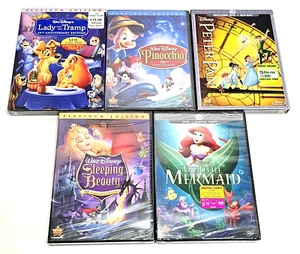 Disney DVD 5-Lot Brand New Sealed - Picture 1 of 20