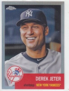 2022 Topps Chrome Platinum DEREK JETER REFRACTOR NEW YORK YANKEES
