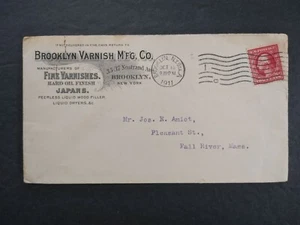 New York: Brooklyn 1911 Varnish Manufacturing Company Advertising Cover - Picture 1 of 2
