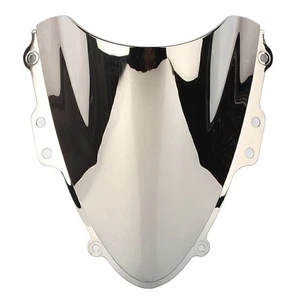 For SUZUKI GSXR 600 750 2004-2005 K4 Silver Windshield Windscreen Double Bubble - Imagen 1 de 2