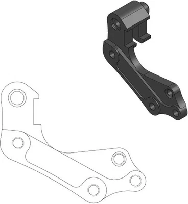 Adaptador pinza Moto-Master 211073-PU 1704-0586 Foto 1 de 3