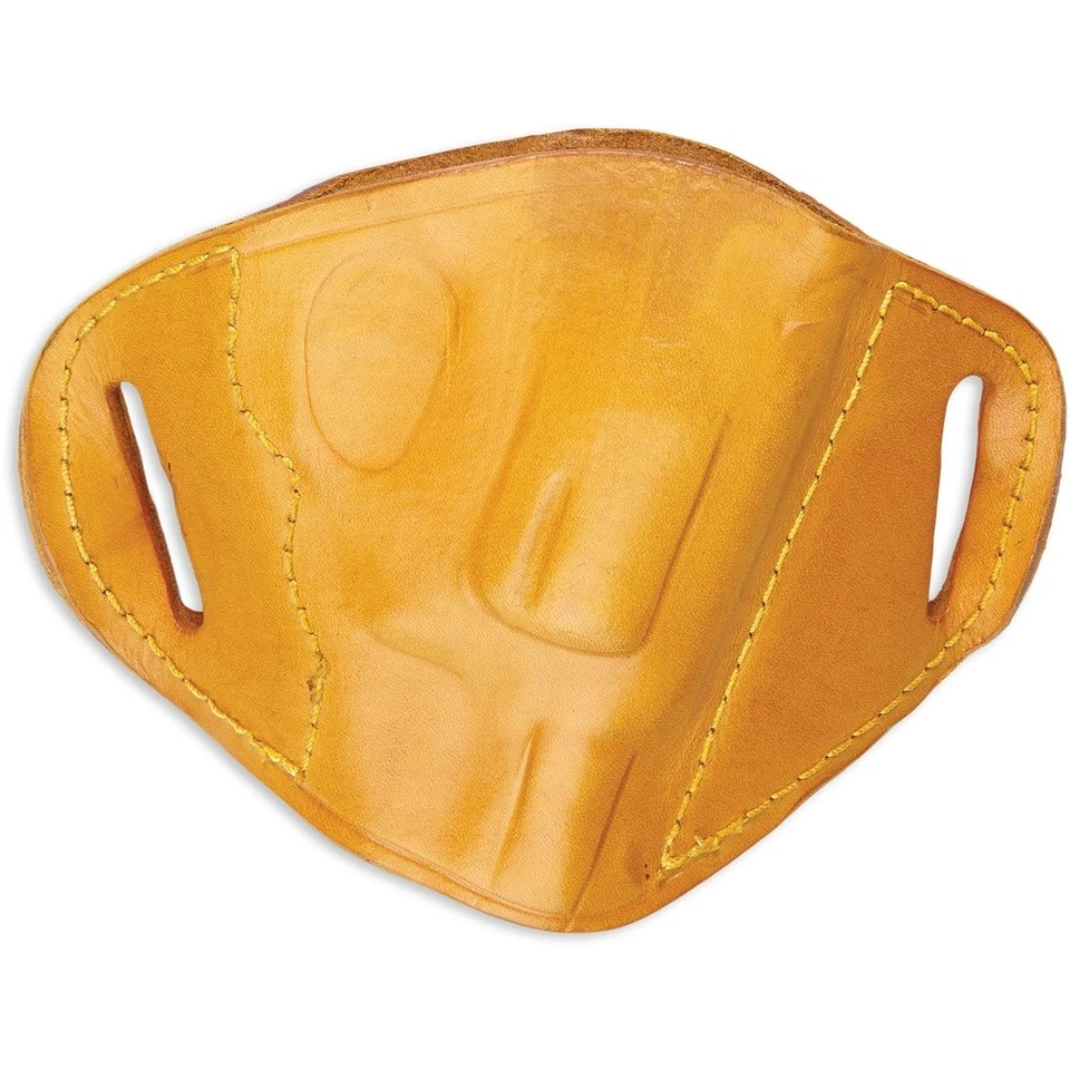 Bulldog Tan Molded Leather Belt Slide Holster Bersa 380