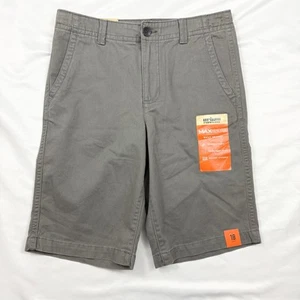 Urban Pipeline Shorts Boys Size 18 REG. Gray Chino Flat Front Adj Waist - Picture 1 of 16