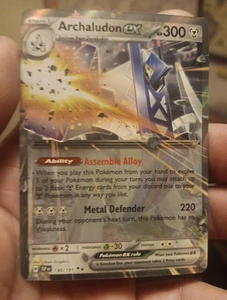 Archaludon ex 130/191 Doble Raro Pokémon Surging Sparks SV8 Casi Nuevo - Imagen 1 de 2